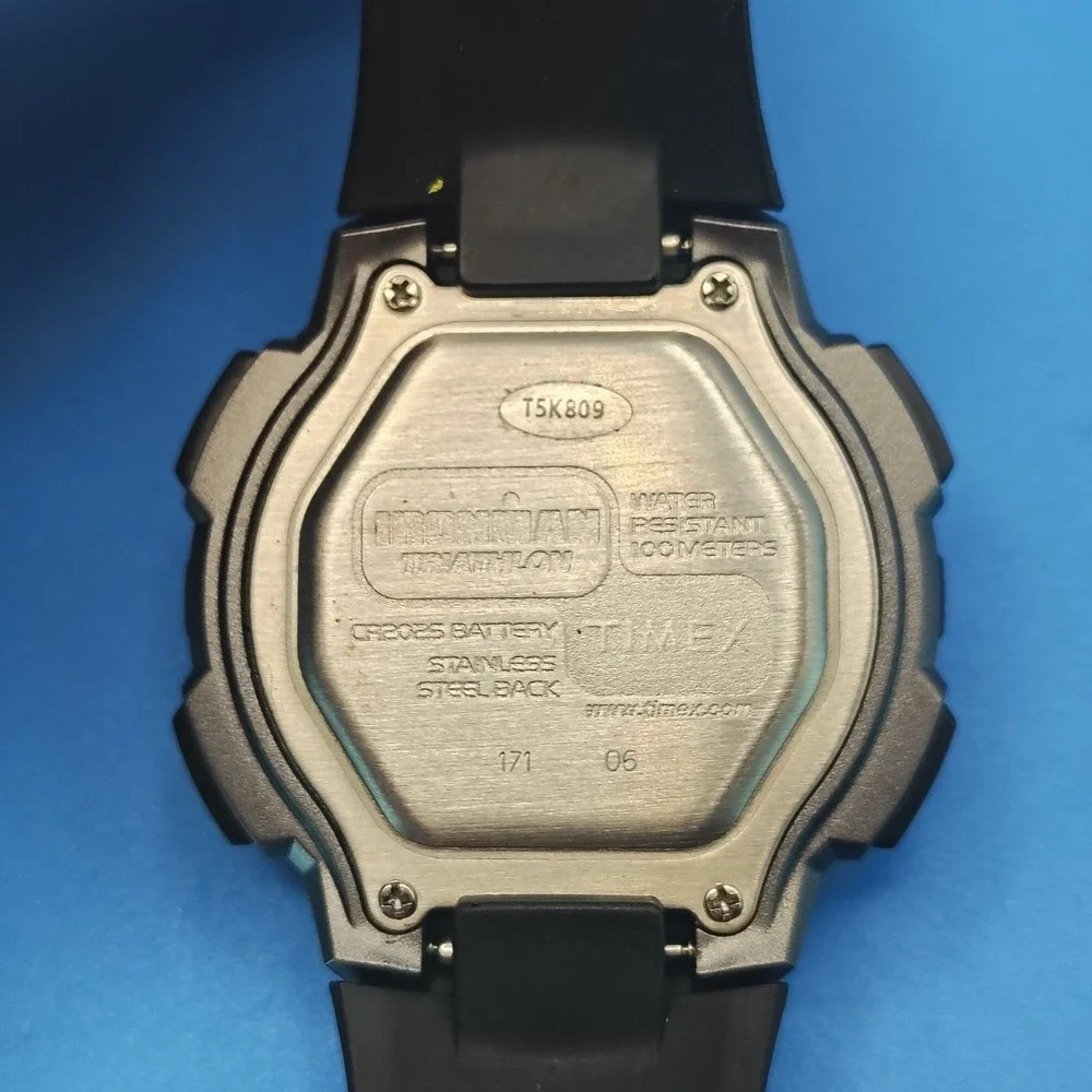 New! Vintage 2015 Timex Iron‎ Man 38mm  Mens Quartz Digital Watch Nos Full Set